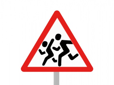 Игровой элемент "Детский дорожный знак"